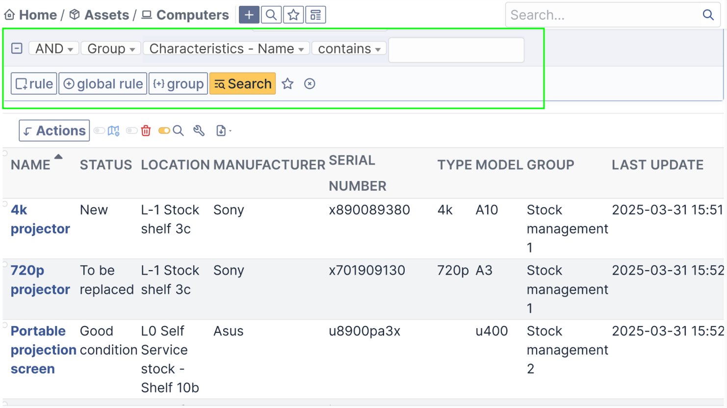 Recherches avanc&eacute;es enregistrables et partageables pour tout type de contenus