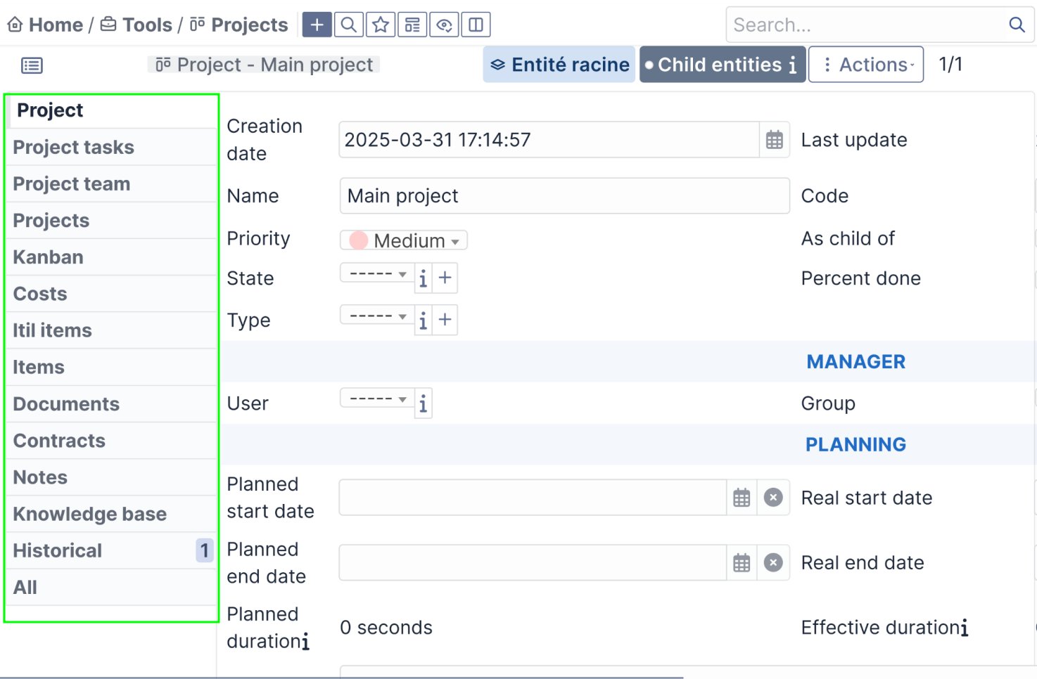 G&eacute;rez vos projets en connectant t&acirc;ches, tickets, ressources, co&ucirc;ts et &eacute;ch&eacute;ances