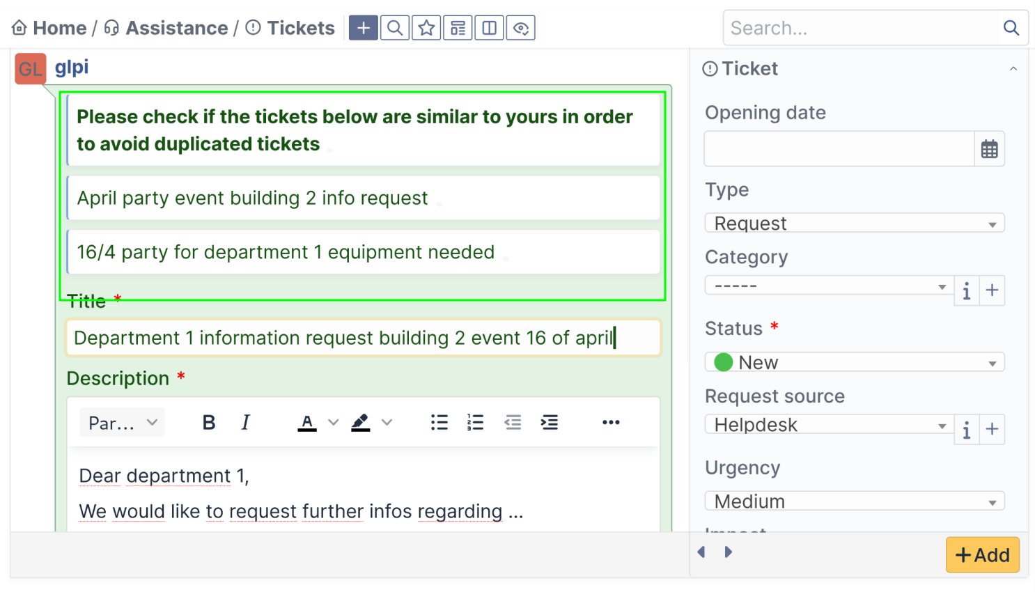&Eacute;vitez les doublons en d&eacute;tectant les tickets similaires lors de leur cr&eacute;ation